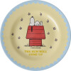 Rice - Melamine Side Plate - Cream Snoopy Print - Cream And Yellow