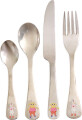 Rice - Stainless Steel Kids Cutlery Set - Unicorn And Dog Print
