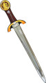 Riddersværd - Noble Knight Rød Small