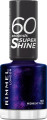 Rimmel London - 60 Seconds Super Shine Nail Polish - 563 Midnight Rush - 8