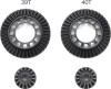 Ring Gear Set 39T 40T For Xv-02Tt-02 Direct Co - 51704 - Tamiya