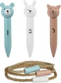 Bloomingville Mini - Ringspil I Træ Med Dyr