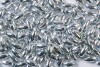 Perler - Sølv - Risformede - 3 X 6 Mm - 500 G