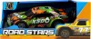 Fjernstyret Bil Med Lys - Roar Sxo6 Road Stars - 1 22 - Grøn Og Orange