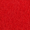 Rocaiperler 2-Cut - Ø 1 7 Mm - Str 150 - Hulstr 0 5 Mm - Transparent Rød 