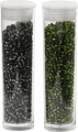Rocaiperler - Glasperler - Ø 1 7 Mm Hul 0 5-0 8 Mm - Græsgrøn Grågrøn 