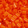 Rør Perler Til Perleplader - Medium - Klar Orange - 1100 Stk - Nabbi