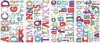 Roommates - Boho Alphabet - Wallstickers Rmk1776Scs