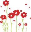 Roommates Decor - Wallstickers - Valmuer