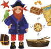 Roommates - Treasure Hunt - Wallstickers Rmk1195Scs