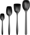 Rosti - New Classic Kitchen Spoons Set Of 4 - Carbon Black