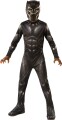 Black Panther Kostume Til Børn - Marvel - 128-134 Cm - Rubies