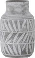 Bloomingville - Saku Vase - Grå - Keramik - H 27 5 Cm