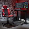 X Rocker - Gaming Stol - Juniorteen - Mid-Back - Sort Rød