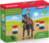 Schleich Farm World - Barrel Racing Med Cowgirl - 42576
