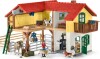 Schleich Farm World - Bondegård Med Bondegårdsdyr Og Stald - 42407