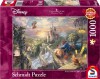 Disney Puslespil - Thomas Kinkade - Skønheden Og Udyret - 1000 Brikker -