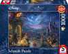 Disney Puslespil - Thomas Kinkade - Skønheden Og Udyret - 1000 Brikker -