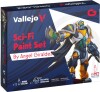 Vallejo - Sci-Fi Paint Set - 12 Stk Game Color Og Figur