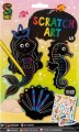 Grafix - Scratch Art Sæt Inkl Stickers - Havfrue Søhest Musling