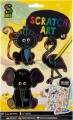 Grafix - Scratch Art Sæt Inkl Stickers - Løve Elefant Pelikan
