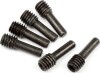 Screw Shaft M4X25X12Mm Black6Pcs - Hp86094 - Hpi Racing