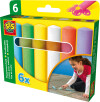 Ses Creative - Gadekridt - 6 Stk Farvede