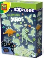 Ses Creative Explore - Selvlysende Dinosaurer Til Loft Og Væg