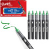 Sharpie - Creative Akryl Paint Marker - Penselspids - Smaragdgrøn - 6 Stk