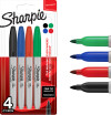 Sharpie - Permanent Markers - Assorted Standardfarver - 4 Styk