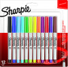Sharpie - Tusser - Permanente - Ultra Fin - 12 Farver