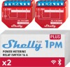 Shelly - Plus 1Pm Dobbelt Pakke - Styr Dit Smarte Hjem