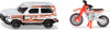 Siku - Land Rover Defender Med Ktm Cykel