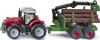 Siku - Massey Ferguson Med Skov Trailer
