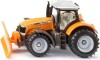 Siku 1564 - Massey Ferguson Legetøjstraktor Med Sneplov - 1 76