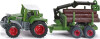 Siku - Traktor Med Skovbrugstrailer