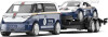 Siku - Vw Id Buzz Med Porsche 911 Gt3 Rs