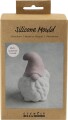 Silikoneform - Julemand - H 10 Cm - B 6 5 Cm - Mat Transparent - 1 Stk