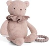 Smallstuff - Little Aktivitets Bamse For Dummy And Teether Lys Rosa 40006