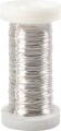 Sølvtråd - Tykkelse 0 3 Mm - Forsølvet - 100 M - 50 G