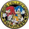 Sonic The Hedgehog - Sonic Tails And Knuckles Pin Badge