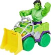 Spidey And His Amazing Friends - Køretøj Og Tilbehørssæt - Hulk