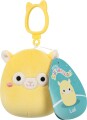 Squishmallows Bamse - Lama Lafi - Med Klips - 9 Cm
