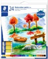 Staedtler - Watercolour Paints - Akvarelmaling Sæt - 24X12 Ml