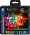 Staedtler - Brush Pen Pigment Basic 12 Stk