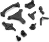 Steering Posts Ackerman Servo Plate - 540426 - Blackzon