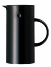Stelton - Em Stempelkande - 1L - 8 Kopper - Stål - Sort