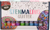 Stenmaling 10 X 30 Ml - Glitter Farver