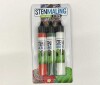 Stenmaling 3 X 30 Ml - Grøn-Hvid-Rød