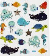Stickers - Havets Dyr - Ark 15X16 5 Cm - 1 Ark